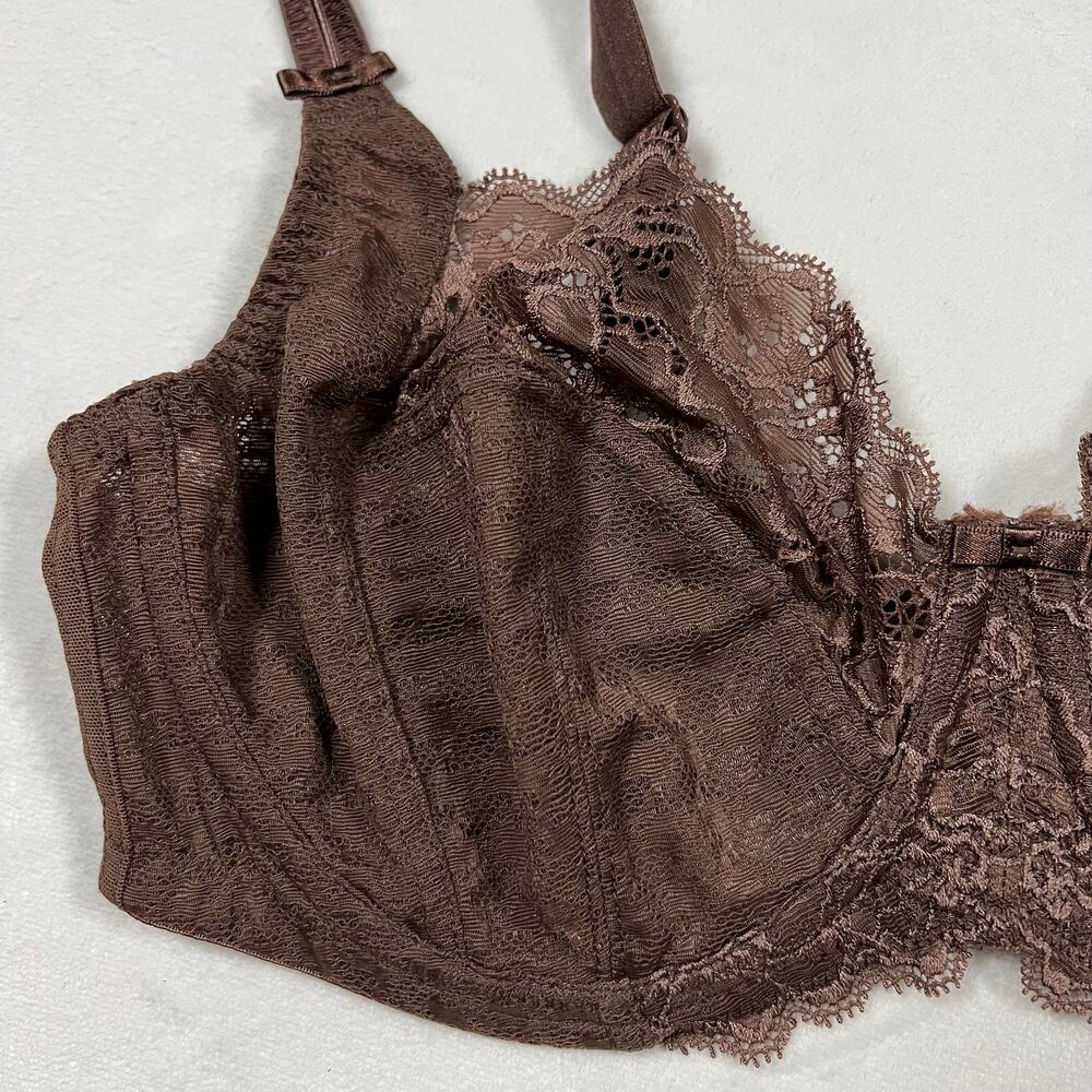 Panache| Womens brown intimate underwire balconette lace bra - Picture 2 of 13